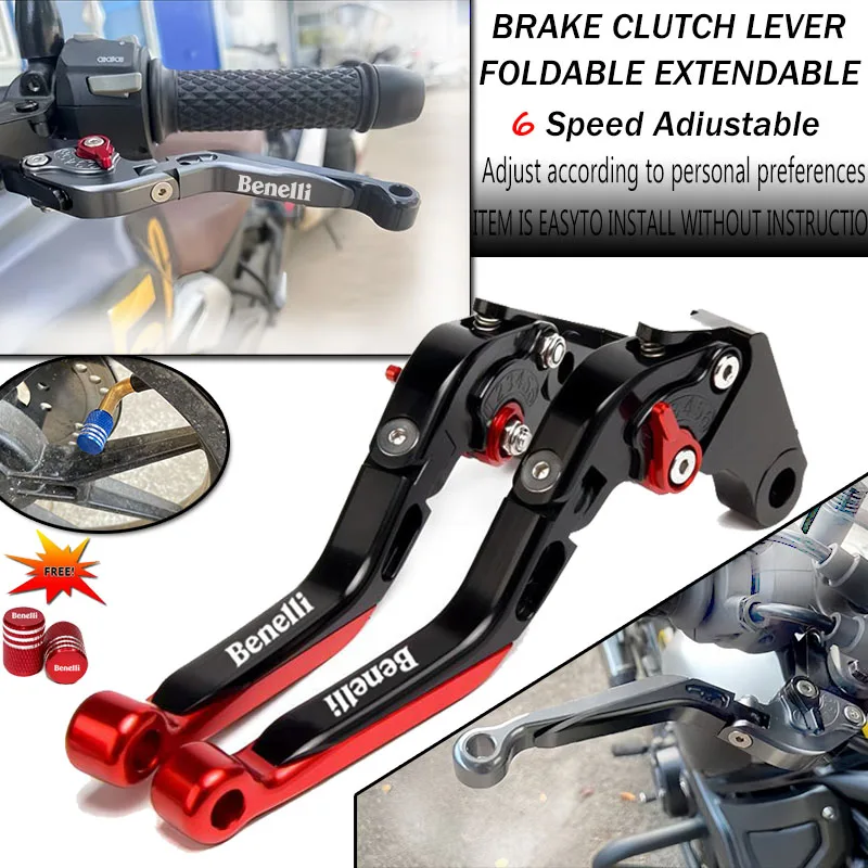 ل Benelli BN 125 BN 150 Tnt 150i BN125 CNC دراجة نارية الملحقات قابل للتعديل دواسة فرامل عتلات مقبض