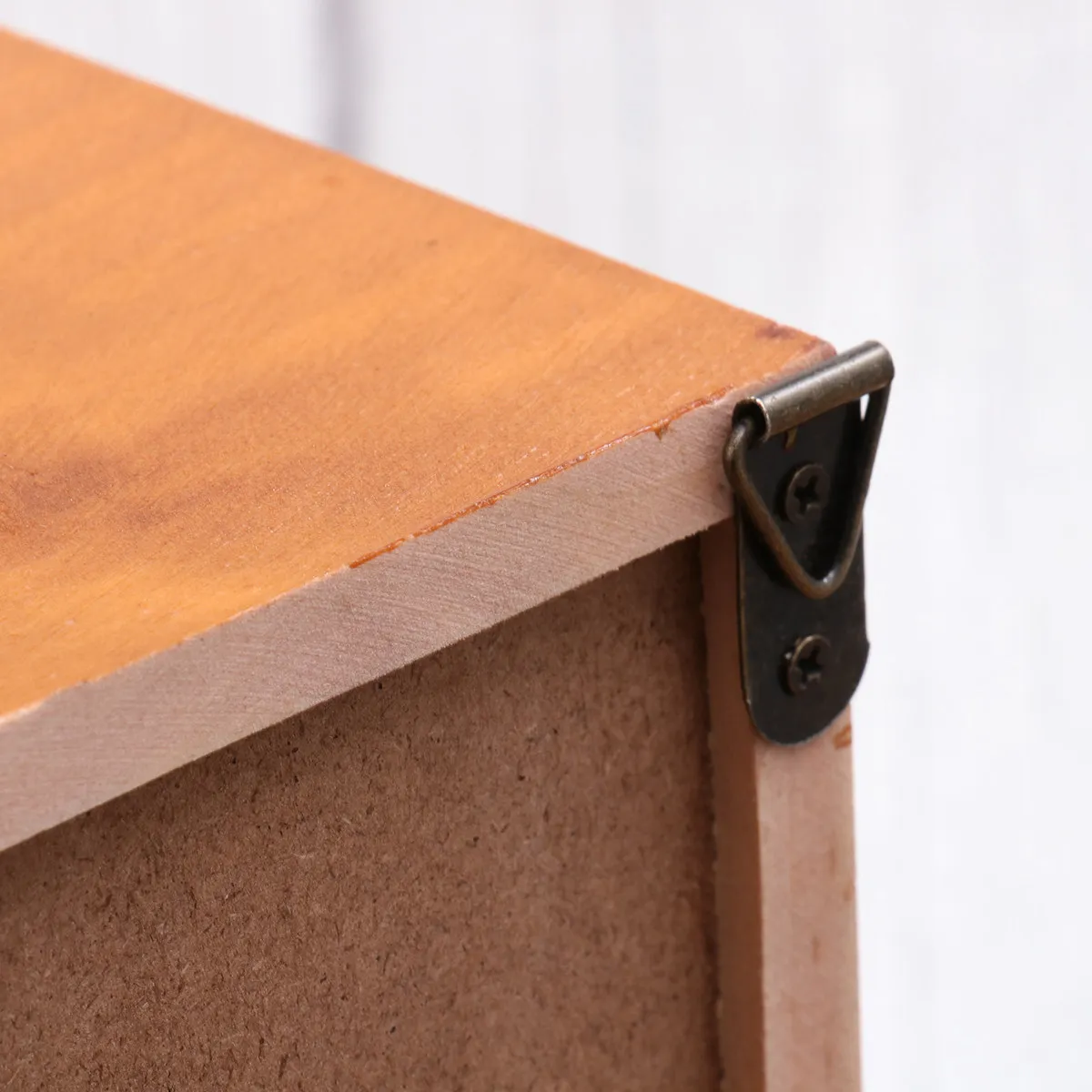 

Деревянный настольный органайзер для хранения парфюмерии и украшений, с отделкой под натуральное дерево, компактный дизайн для спальни и туалетного столика