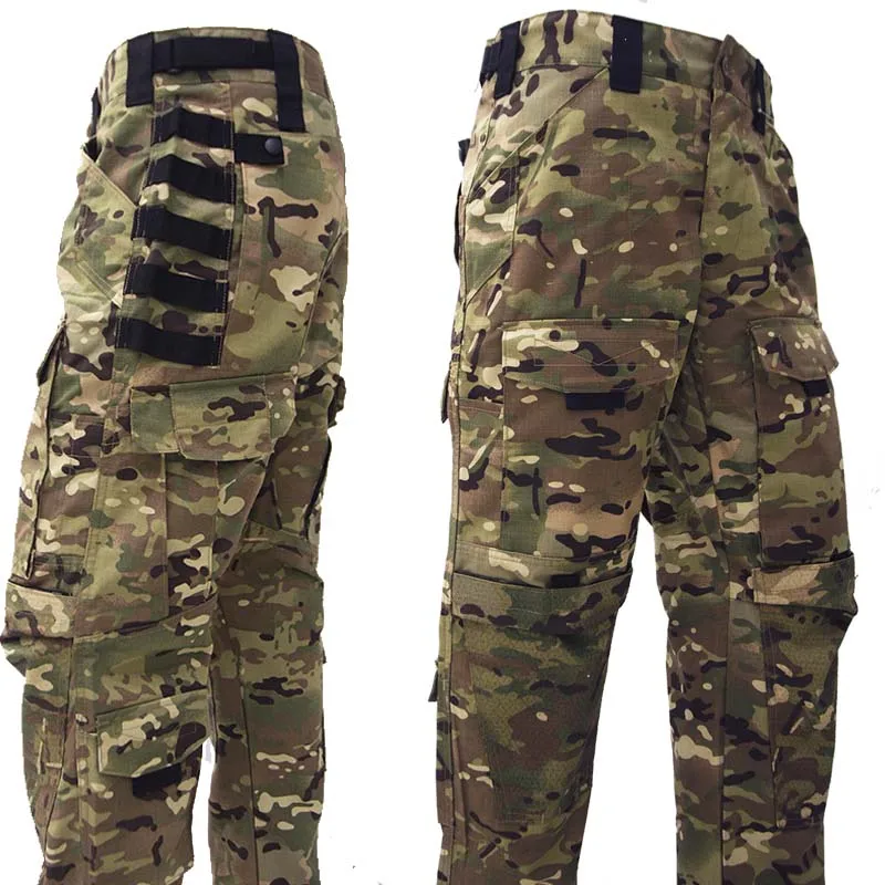 

Durable Ripstop Tactical Pants Men With Reinforced Knee & Modular Webbing Design