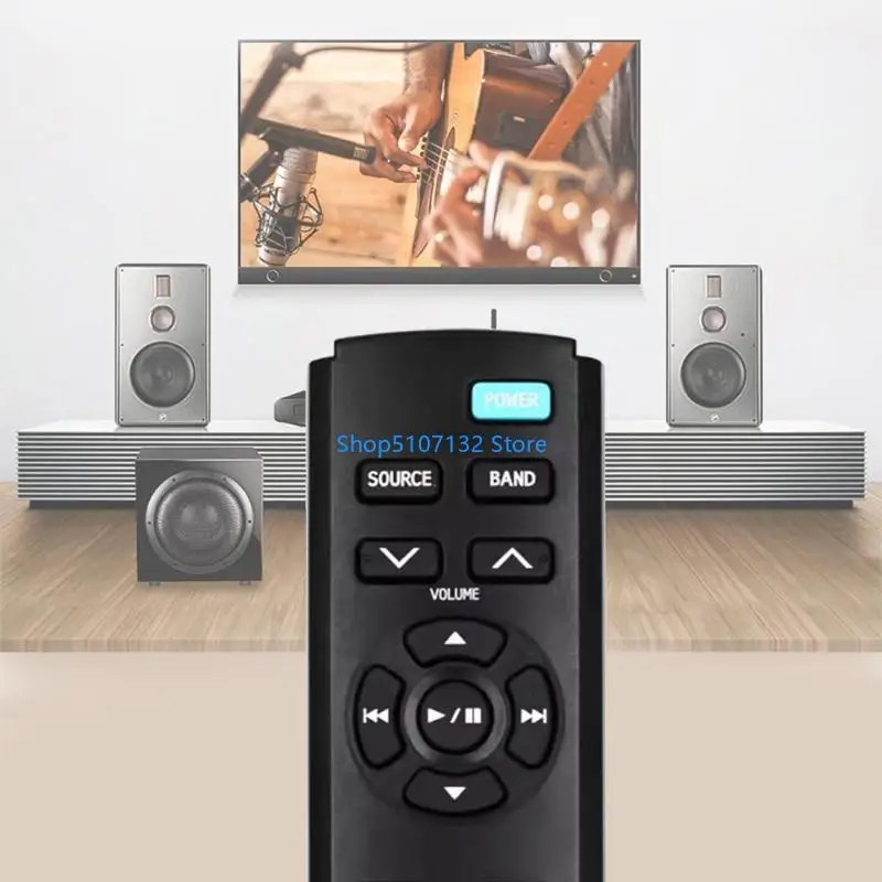 87HD Lightweight Remote for ALPINE Car Player RUE4202 Controller Comfortable Grip