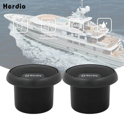 Herdio 3'' Waterproof Marine Speakers 2 Way Full Range Audio Stereo System Motorcycle Speaker With MAX Power 140W For Boat Car