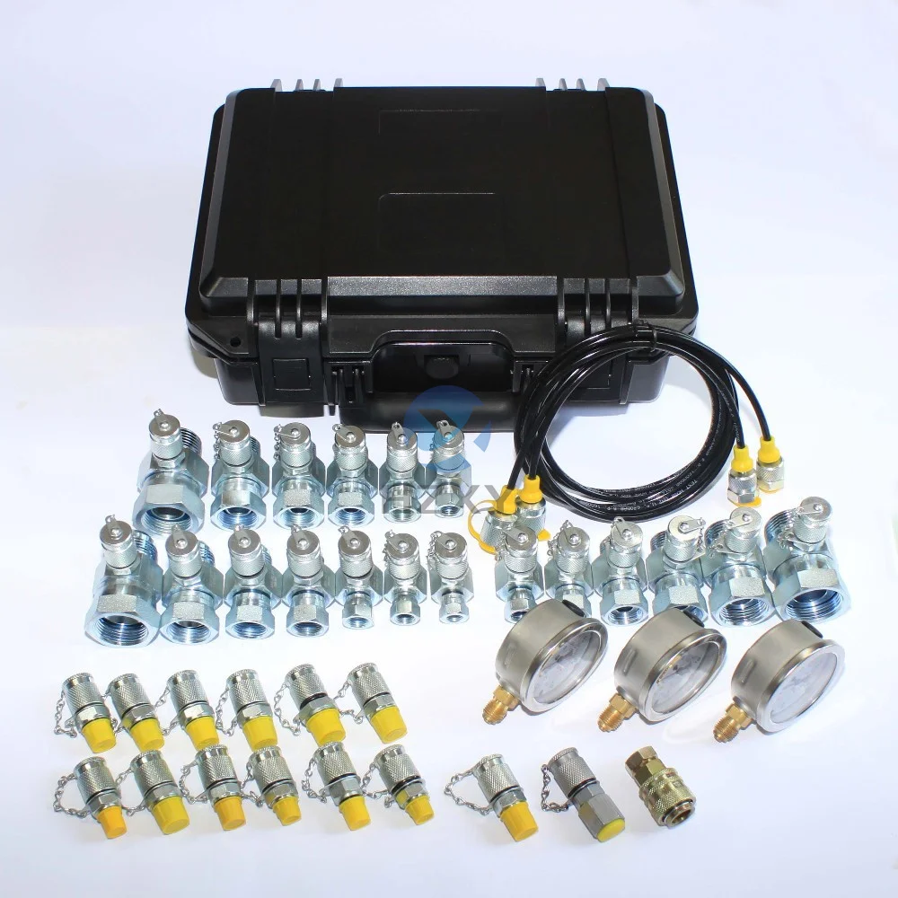 

XZT Hydraulic Pressure Gauge for Construction Works Hydraulic Pressure Gauge test Tool Kit XZTK-60U
