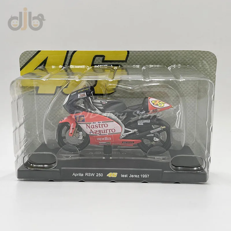 1:18 Diecast Motorcycle Model Toy Aprilia RSW 250 1997/1999 Sports Racing Bike Miniature Replica Collection