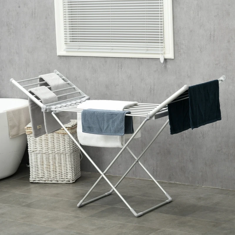Étendoir à linge pliable 45-55 ℃   Dimensions 144x53x96 cm, séchage de vêtements, livraison locale