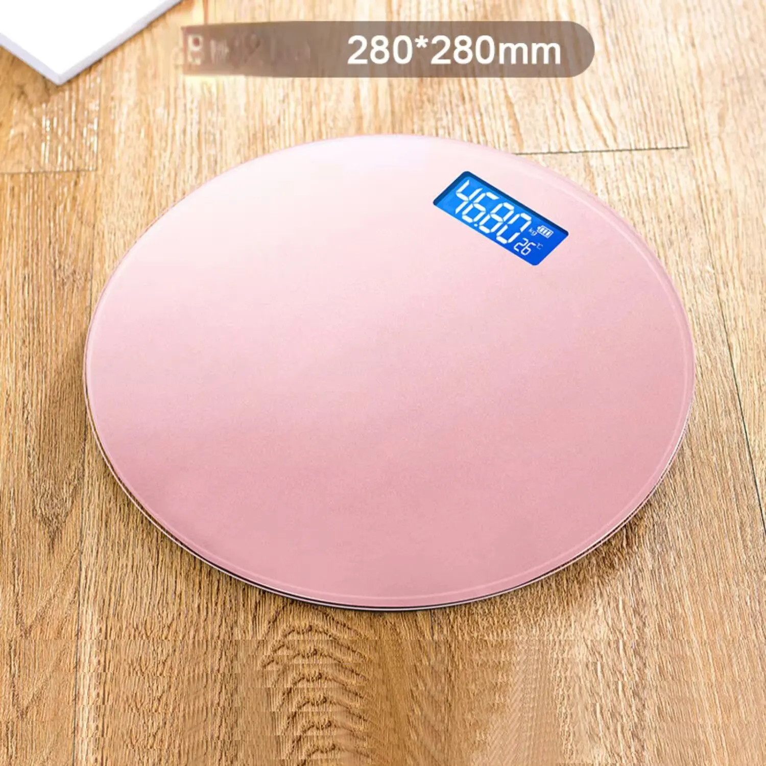 Household Adult Electronic Body Weight Scale Weighing Scale Round Health Scale Factory Cross-border E-commerce Bathroom Scale