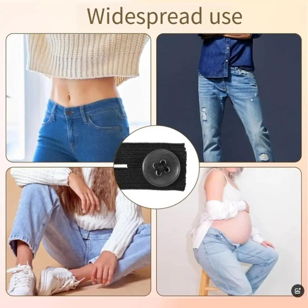 السراويل زر الضابط أربطة مرنة السراويل زر تمديدات DIY الملابس لوازم أدوات خياطة مفيدة العصابات الخصر الملونة