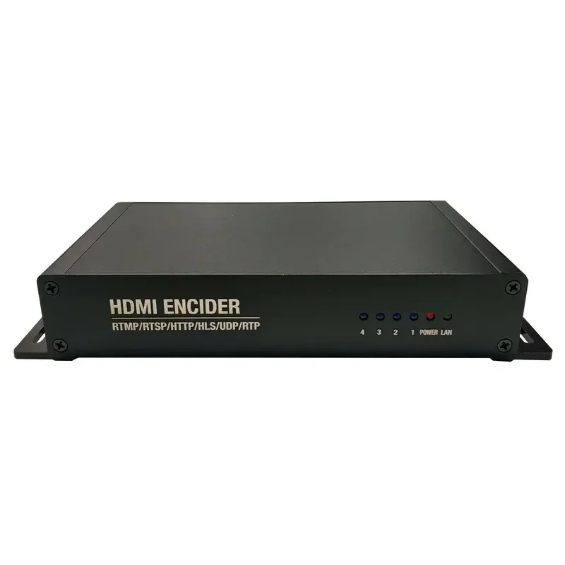 4 Channels Video Encoder H.264 4K@30Fps 1080P@60Fps For IPTV Live Stream Or NVR