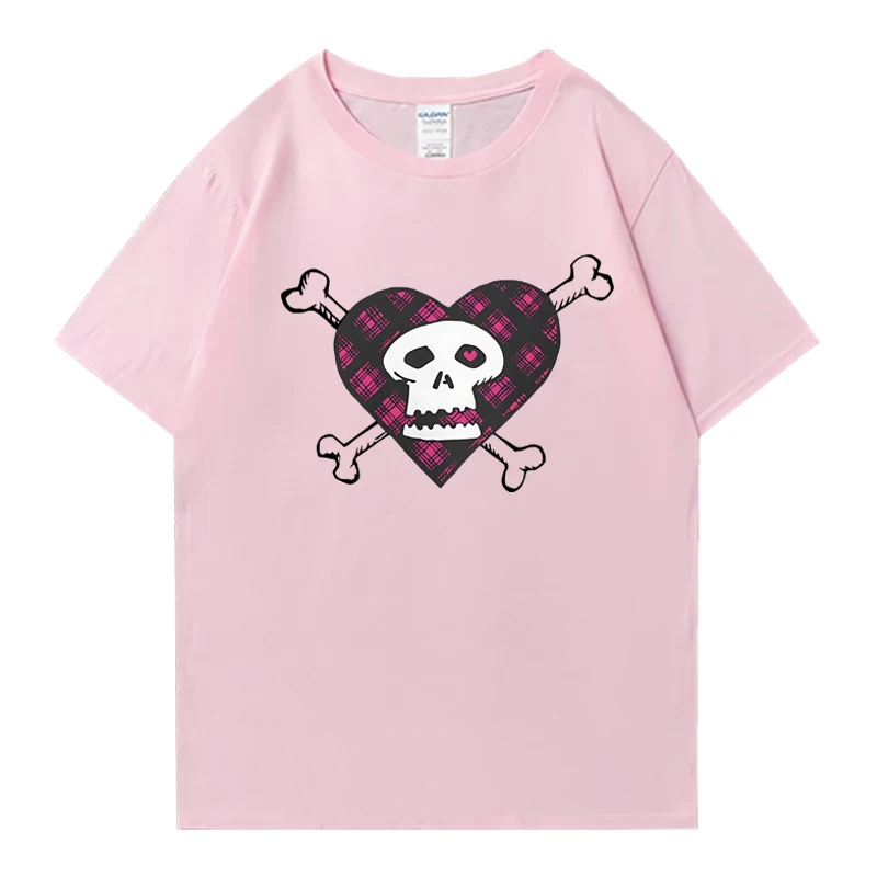 أفريل لافين شعار الشرير الصخرة 2000 تي شيرت الرجال النساء خمر الهيب هوب الشارع الشهير للجنسين الأسود المتضخم 100% الملابس القطنية