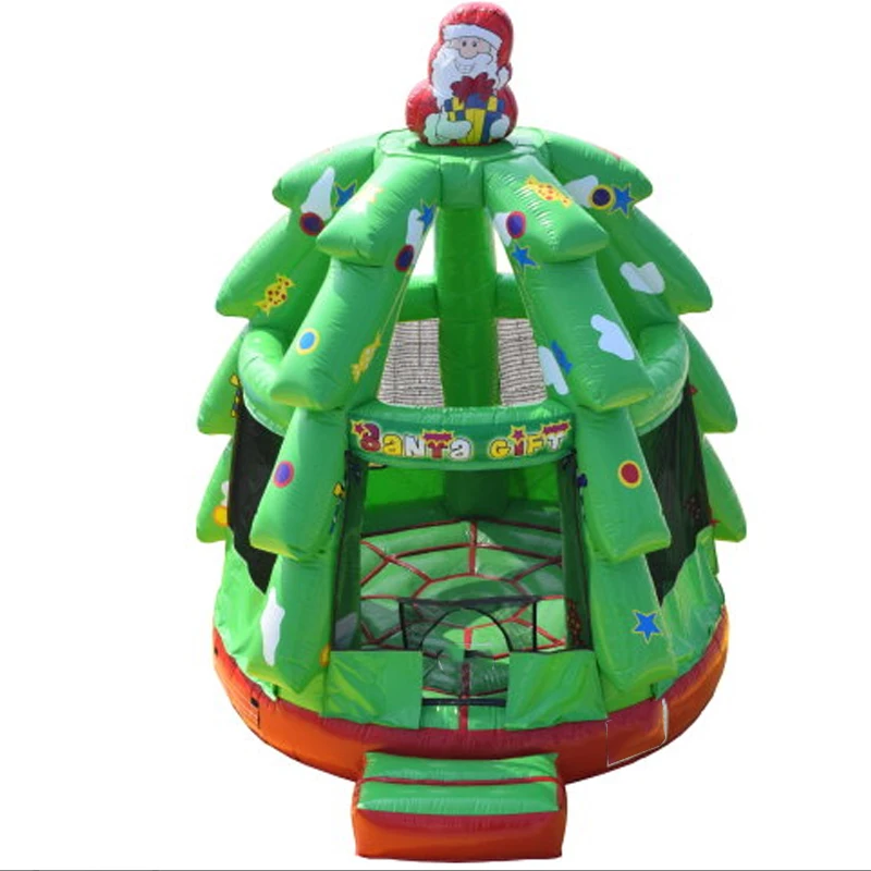 Festival Christmas Tree Shaped Inflatable Trampoline Factory Price Good Quality And Low Price