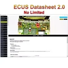 

Программное обеспечение для ремонта ЭБУ Ecus Datasheet 2.0 Схема печатной платы с электронными компонентами ЭБУ и дополнительной информации для IAW Bosch
