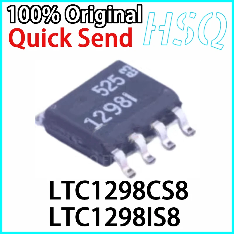 1PCS New LTC1298CS8 LTC1298IS8 SOP-8 Analog-to-digital Converter Chip in Stock