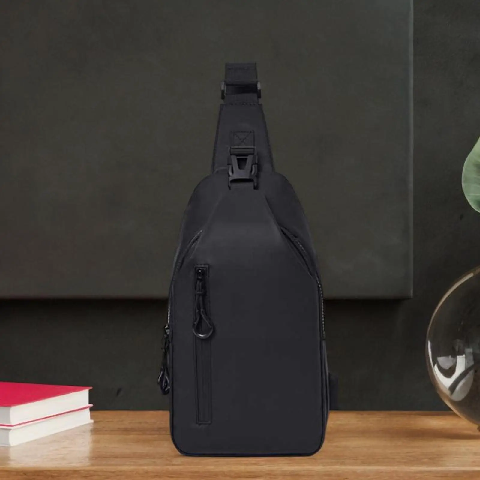 

Men's Chest Bag Casual Multipurpose Wallet Small Purse Nylon Hiking Bag Chest Pack for Traveling Shopping Fishing Workout Hiking