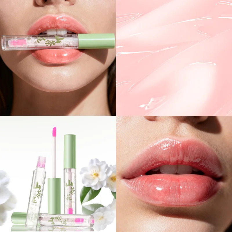 น้ำมันบำรุงริมฝีปากเปลี่ยนสี Camellia Magic, ผสมสควาเลนจากพืช, ให้ความชุ่มชื้นและบำรุง, ติดทนนาน, ไม่เหนียวเหนอะหนะ