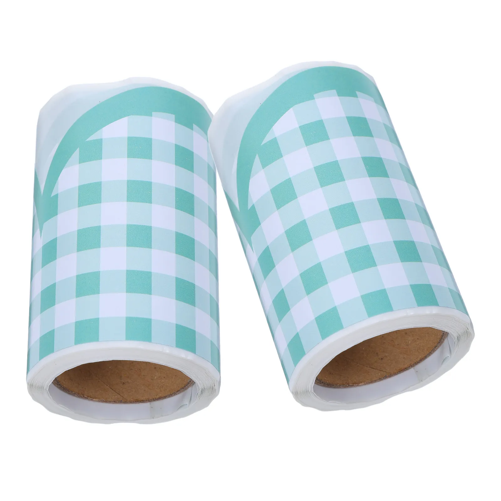 2Pcs Green Classroom Border Trim Roll Gingham Checkered Bulletin Board Borders for School Door Chalkboard Notice Board