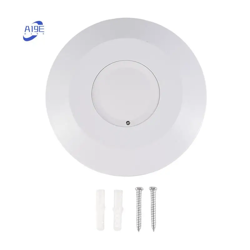 

A19E-220V 800 Вт микроволновый радарный датчик движения светодиодный выключатель света для светодиодного освещения потолочное крепление движения