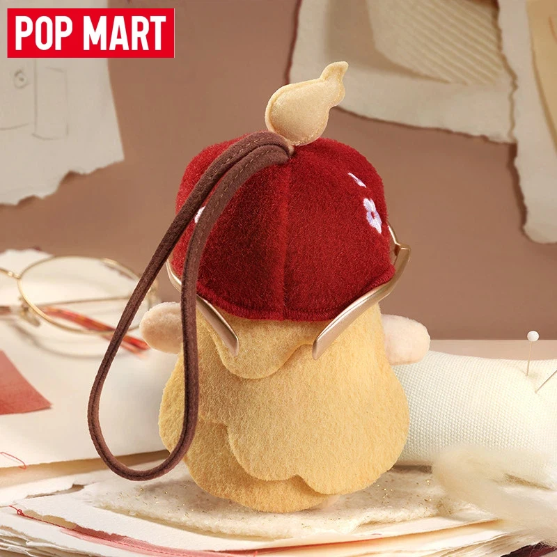 New Popmart Chaka Hand-Stitched Felt Cloth Hanging Doll Grandma'S Reading Glasses Cute Character Pendant Holiday Gift - view 4