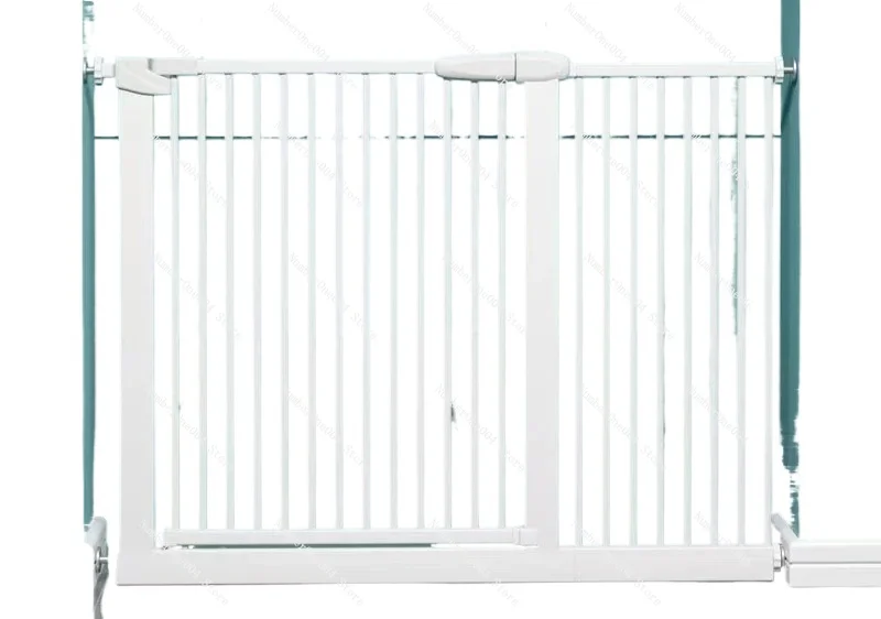 Suitable ForPet Safety Gate, Retractable, Encrypted Gap, Reinforced Material, Hole-less Installation, Bi-directional Door Openin