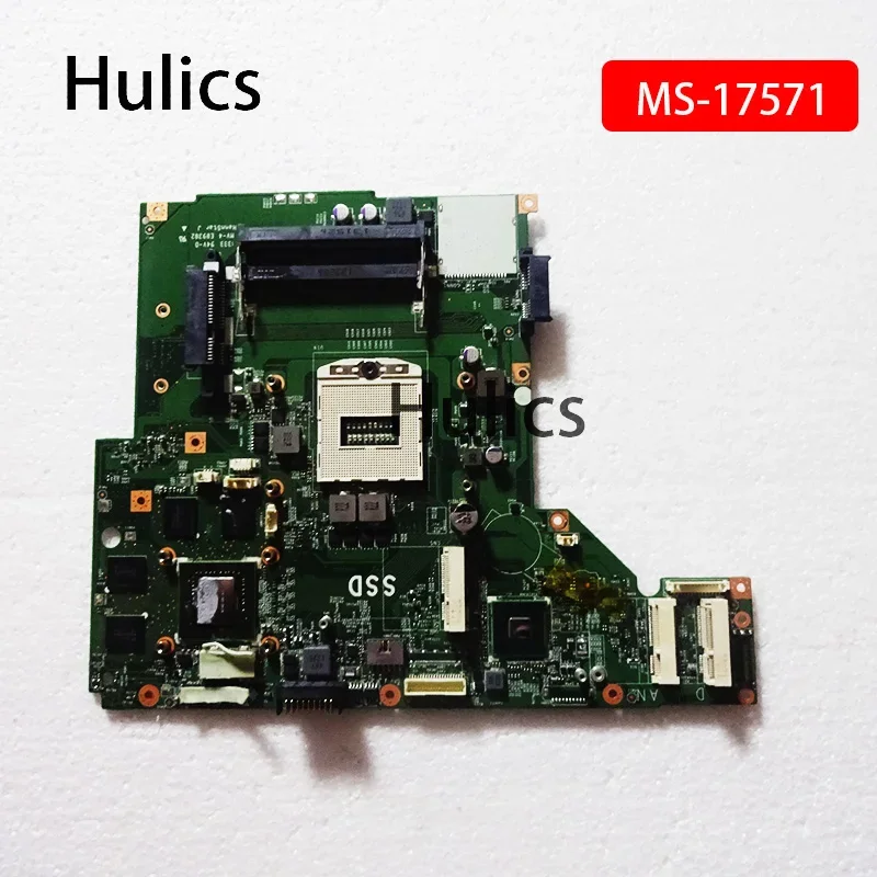 Hulics Used FOR MSI GE70 Laptop Motherboard MS-1757 MS-17571 VER 1.1 N14E-GE-A1 Mainboard