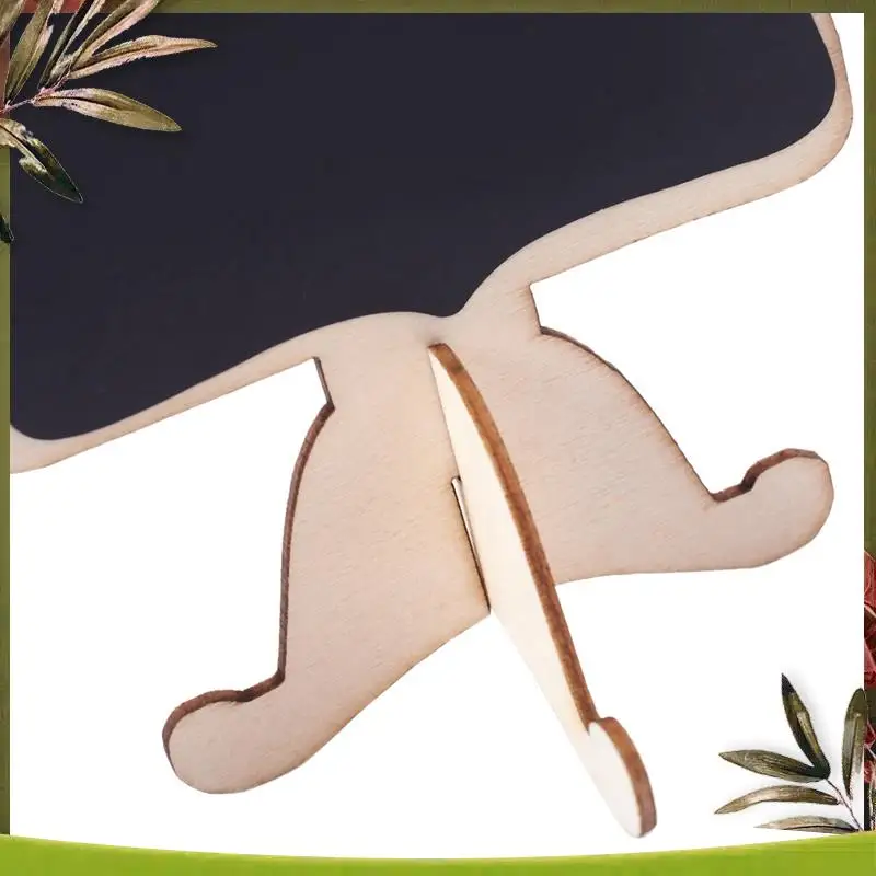 ABDW-50 Pcs Mini Wooden Small Wedding Blackboard Message Table Number Chalkboard