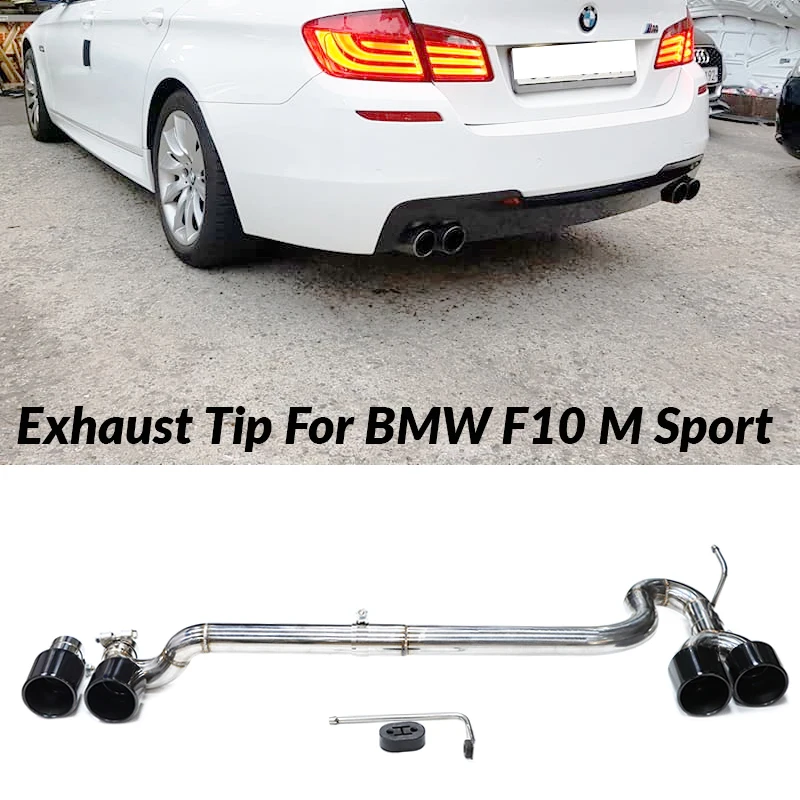Für BMW F10 F11 520i 525i 528i 535i Dual Auspuff Tip Up Quad Look M Sport Auspuffrohr Schalldämpfer Spitze Auto Auspuff System Düse