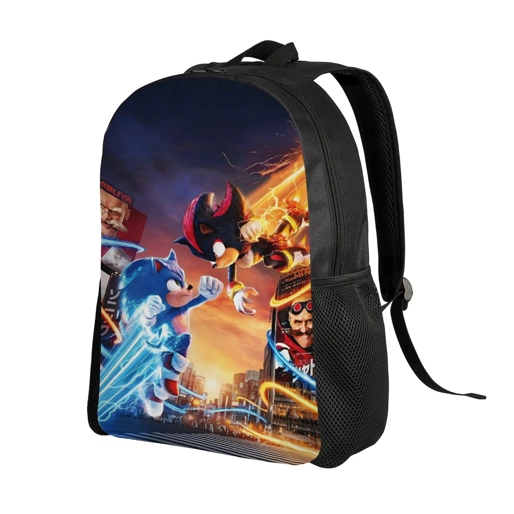 Sonices the H-Hedgehogs Backpack  Modern Backpacks Women Men Travel Big High School Bags High Quality Rucksack