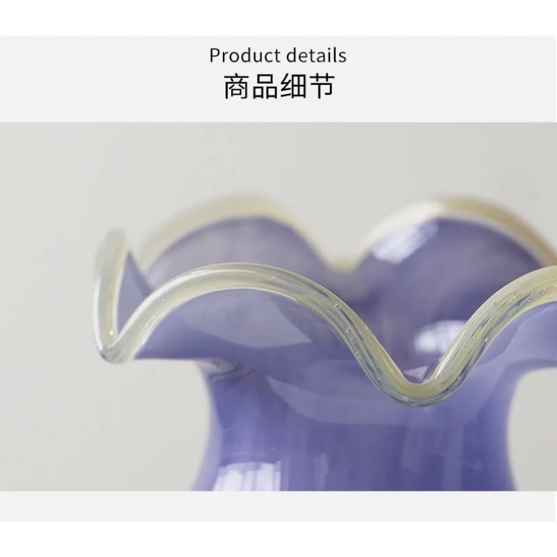 High-end sala de estar decoração de mesa flor ware luz luxo