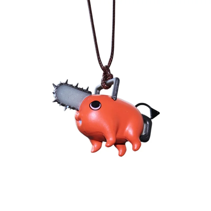 

Anime Chainsaw Dog Pochita Car Hanging Ornament Cute PVC Auto Interior Decor