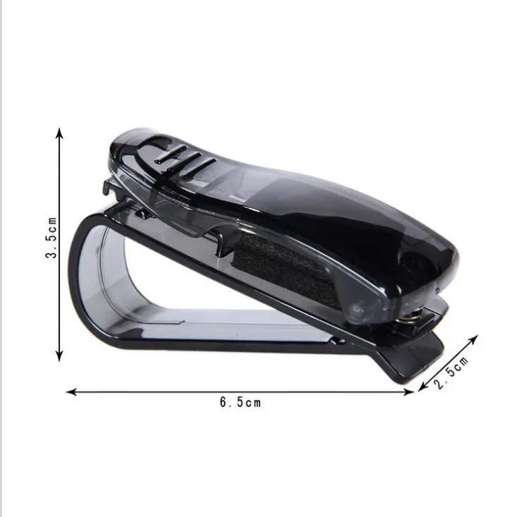 Universal Car Auto Sun Visor Glasses Box Sunglasses Clip Card Ticket Holder Stand Fastener Pen Case Eyeglasses Car Accessories