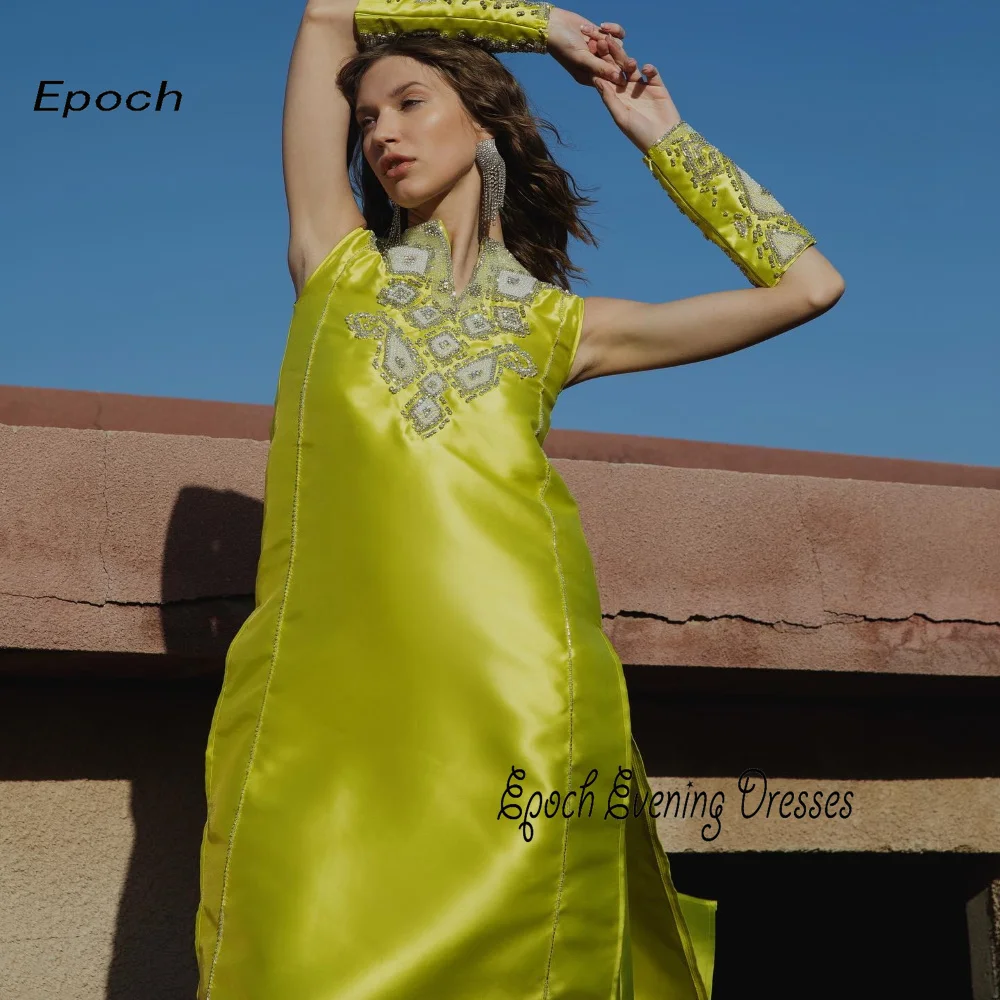 Epoch Avondjurk Trompet Hoge Hals Elegante Lovertjes Kristal فساتين رسمية Op Maat Gemaakte Floor-Length Galajurk Vrouwen 2024