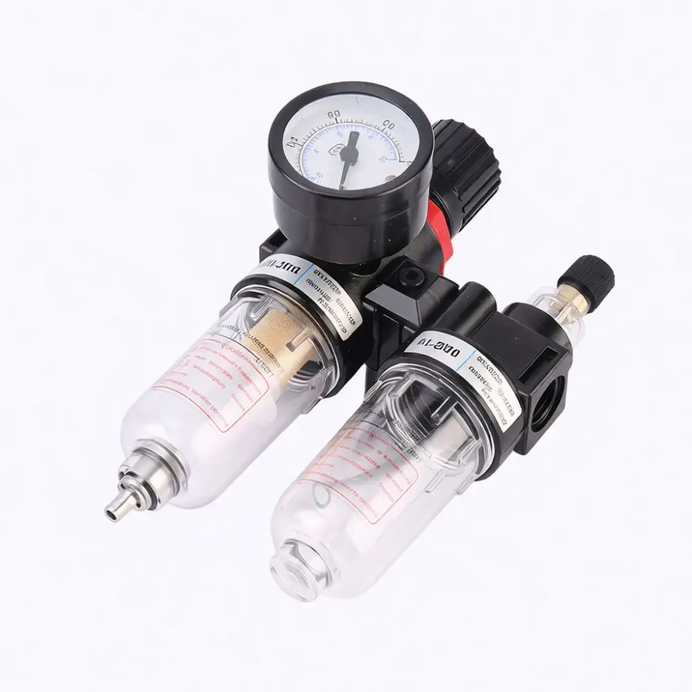 AFC2000 Pneumatic Air Preparation Unit Filter Regulator Lubricator Combo Industrial Compressor Pressure Gas Relief Valve