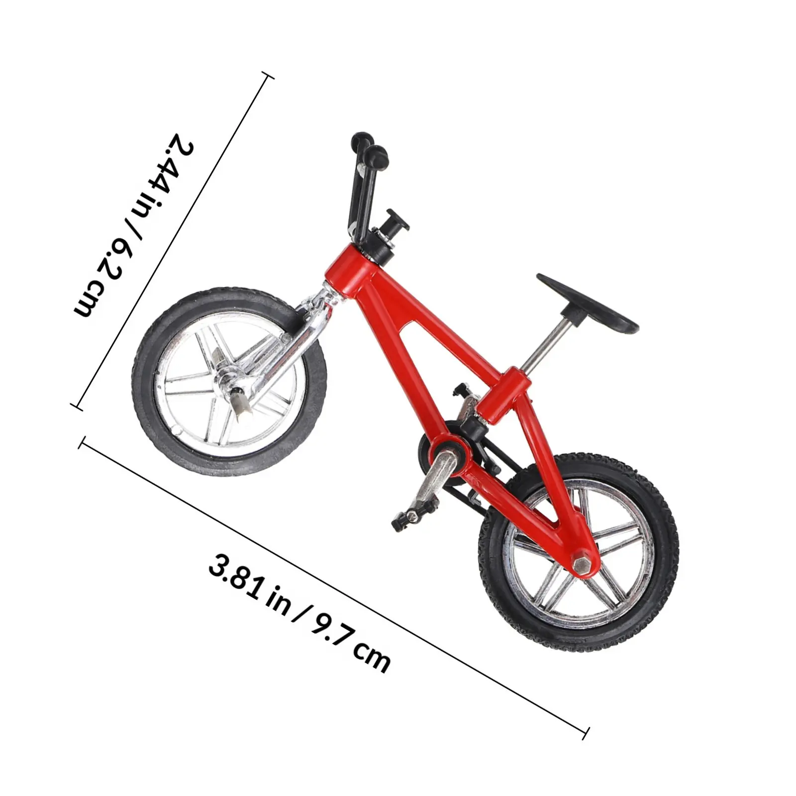 1Set Mini Finger Bike Alloy Desktop Finger Bicycle Simulation Children Play Mountain Bike Birthday Gift