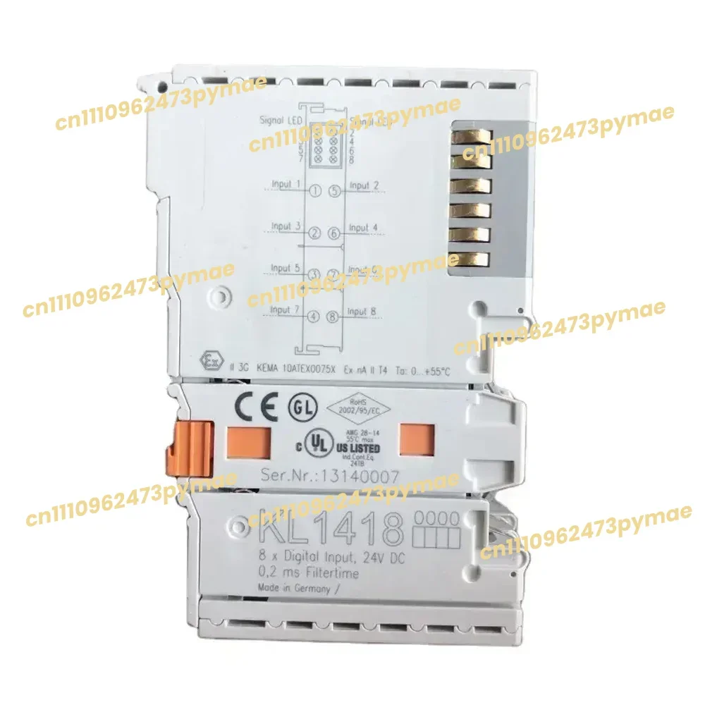 

2025KL1418 Bus Terminal 8-channel Digital Input KL 1418 PLC Module for Beckhoff New In Box Expedited Shipping