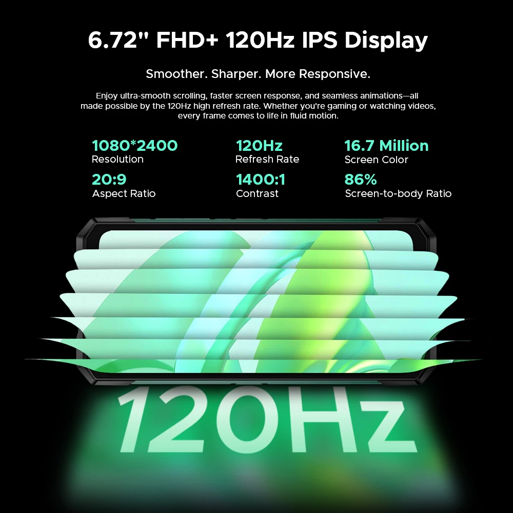 Global Version DOOGEE S200 Ultra 5G AI Rugged Phone 48GB+1TB Light Effect 1.34" Rear Display Dimensity 7400 11000mAh 66W NFC