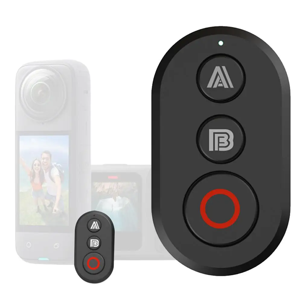 Wireless Remote Shutter For Insta360 X4/X3/X2/AcePro2 3/12/11/10 Bluetooth Remote Control Selfie Stick Camera Controller - Image 2