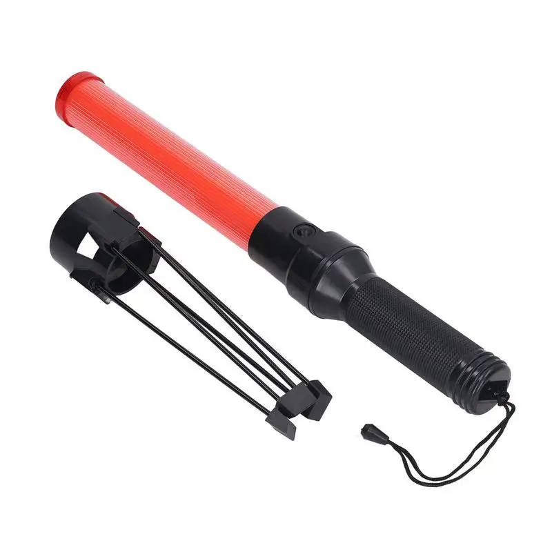 LED Traffic Baton Air Marshaling Signal Wand With 2 Flashing Mode Traffic Control Baton Safety Light Wand Car Directing Parking