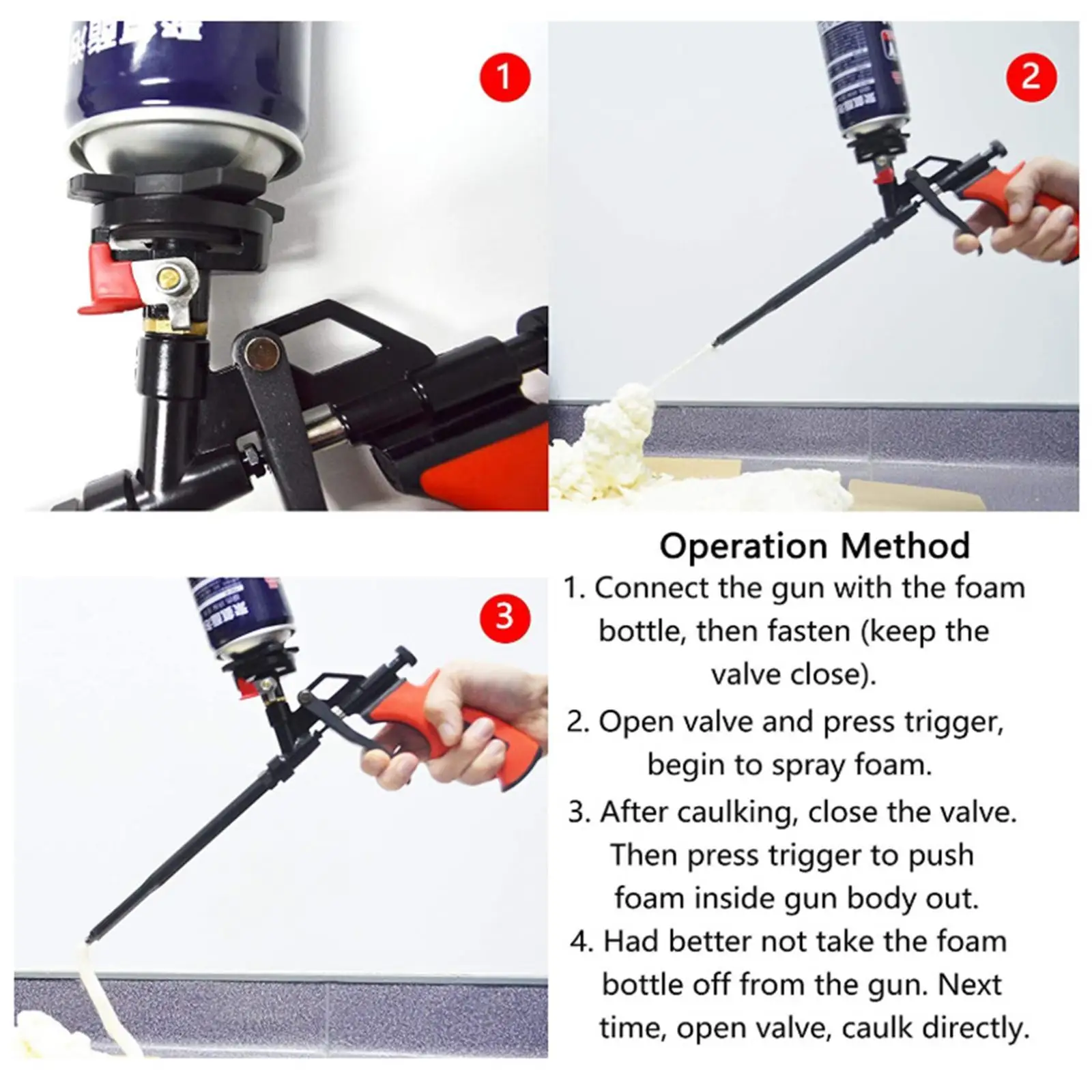Portable Aluminum Foam Sprayer Application for Kitchen with Handle