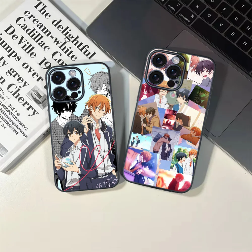 

S-Sasaki and M-miyano Phone Case For iPhone 16 15 14 13 12 11 PRO MAX PLUS Mini TPU Soft to Skin-friendly case
