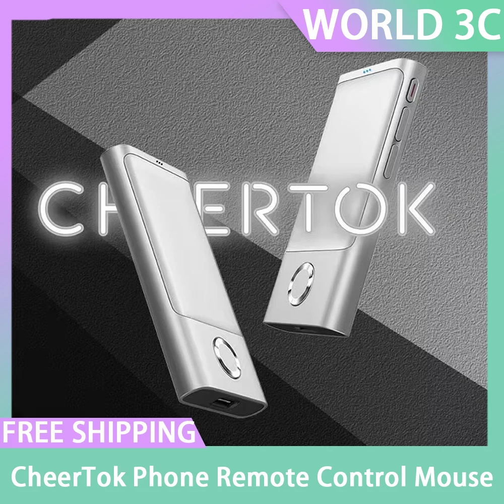 CheerTOK Mouse Phone Smart Remote Control Laser Pen Wireless Bluetooth Portable Business Demonstration Controller Mouse Custom