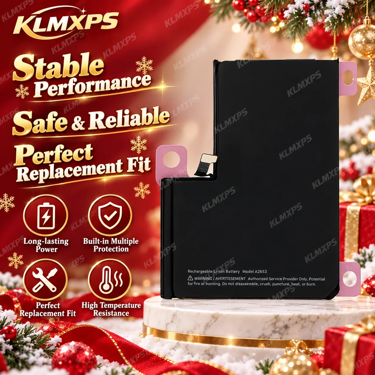 Wholesale 4352mAh Large Capacity Battery Compatible with iPhone 13 Pro Max Mobile Phone with Free Christmas Gift