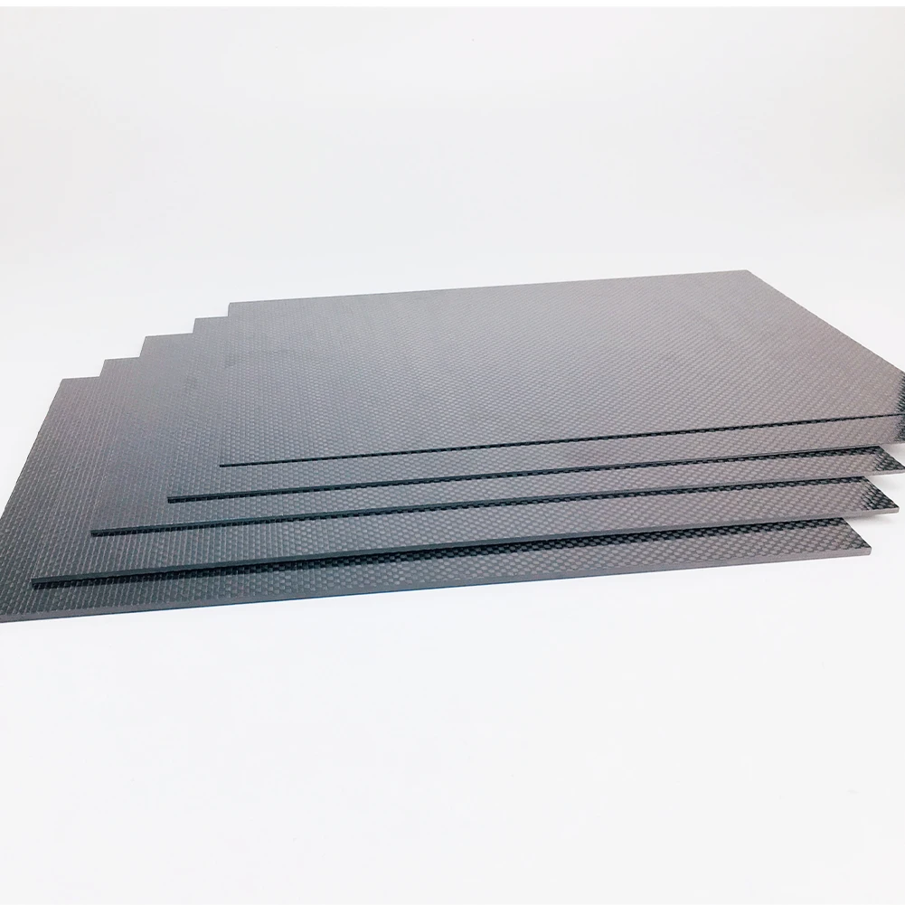 125mm X 75mm 3K Full Carbon Fiber Plate Panel Sheets 0.5/1/1.5/2/3mm Thickness Carbon Fiber Model Material for RC Model