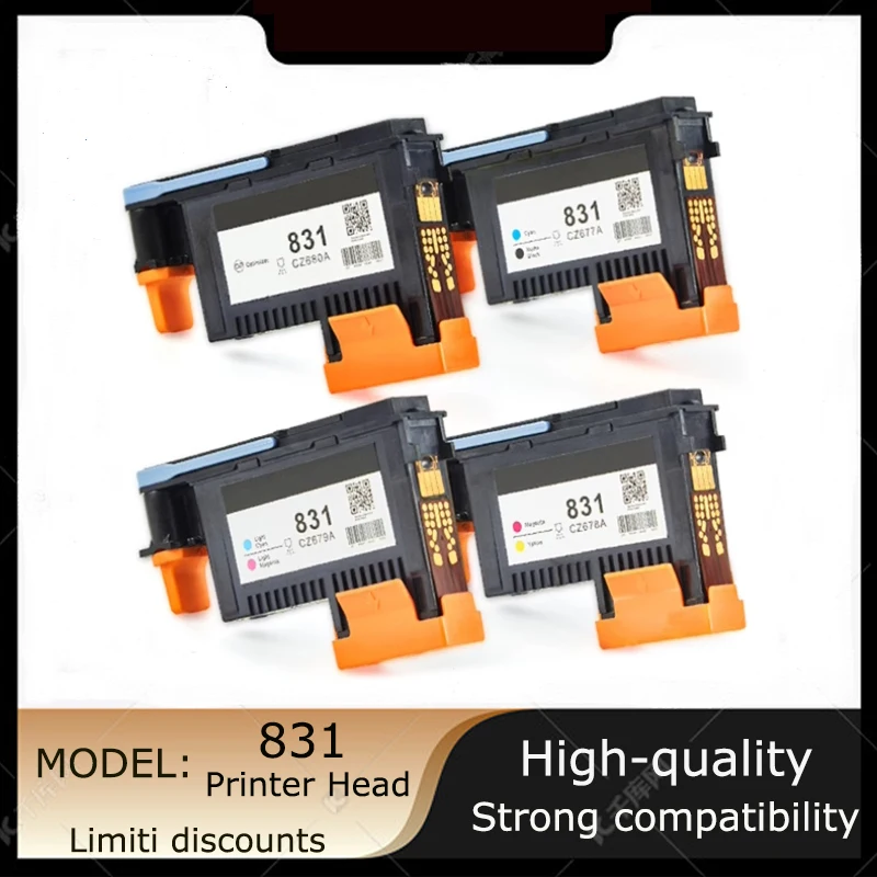 Vilaxh 831 HP 831 Lateks Baskı Kafası CZ677A CZ678A CZ679A CZ680A HP Lateks 300 310 330 335 360 370 110 115 335 360 Yazıcı