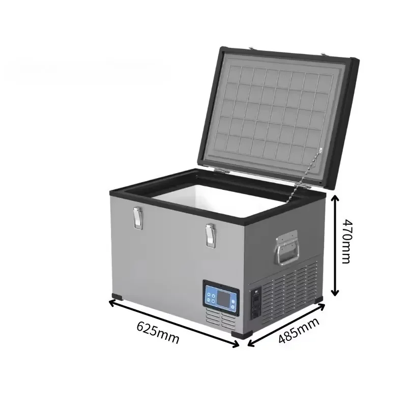 80L 100L 125L Big Capacity Mobile Portable Vehicle Refrigerator AC.684.216 12V 24V Ice Freezer Cooler Box with R134a R600