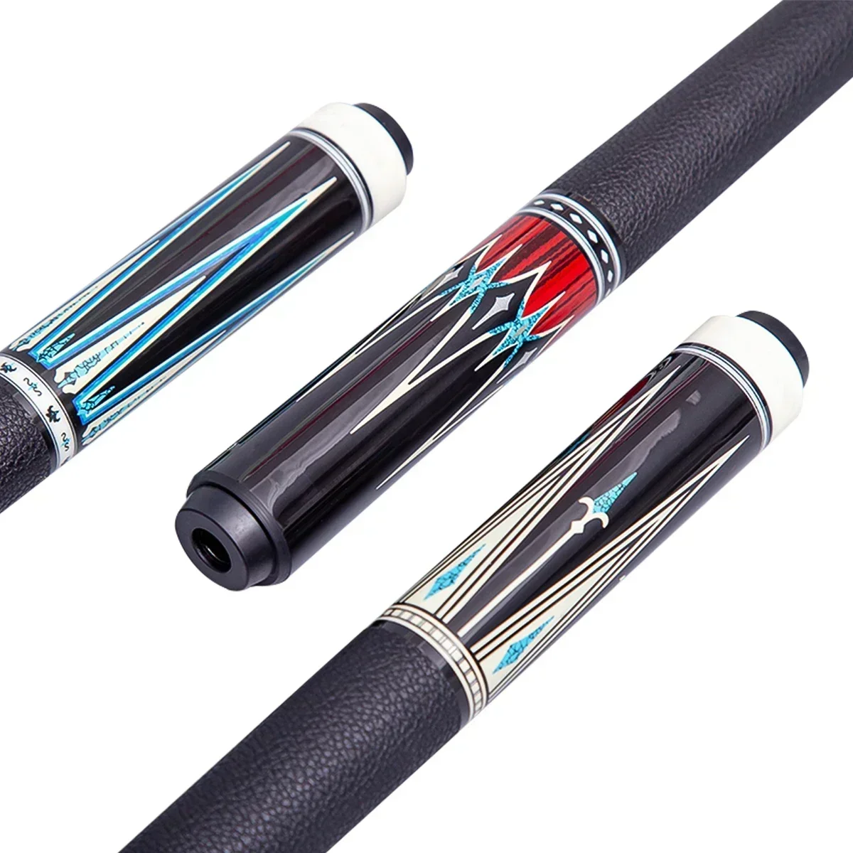 

Billiard cue AK black 8 ball cue Chinese eight ball American nine ball big head pool cue 16