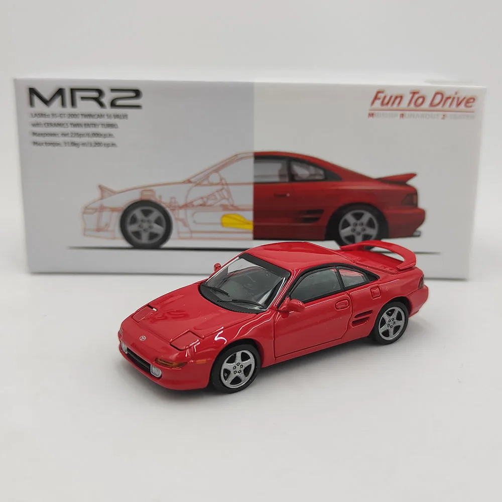 

Diecast Microturbo 1:64 Scale Red RV MR2 SW40 for Toyota MT Alloy Sports Car Model Collectible Toy Gift Souvenir Display
