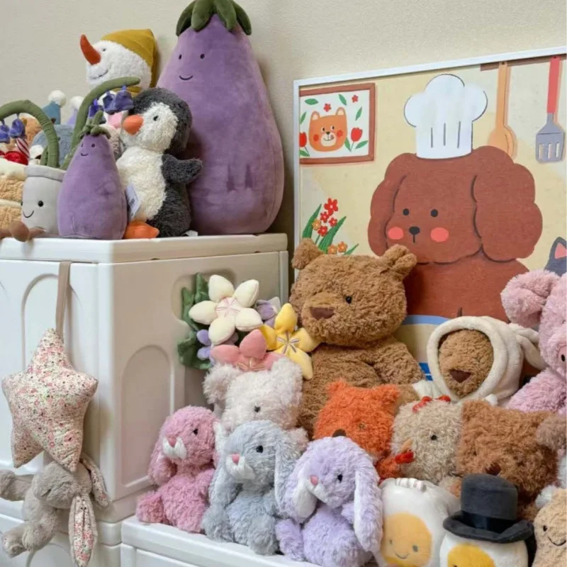 

Barcelona Bear Plush toys Pumpkin Bear Cute animal design Plush Doll JELLYCAT Plush Pillow