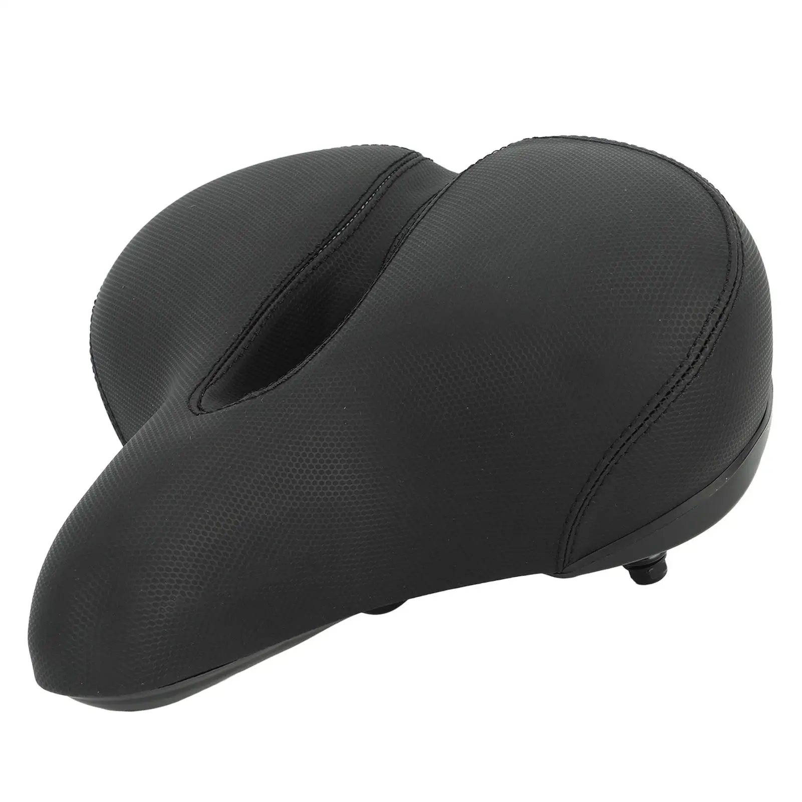 Comfortable Waterproof Bike Saddle with Shock Absorption for men & Women - Black