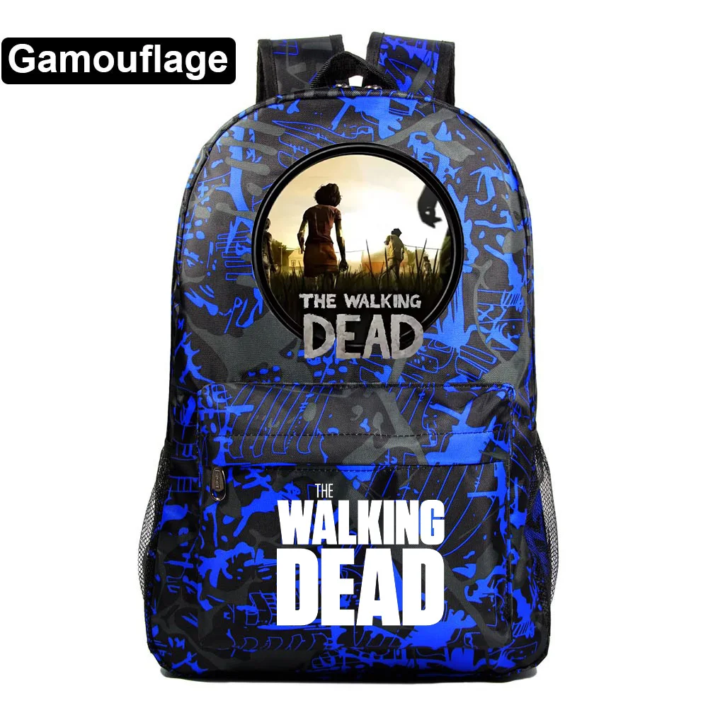 

The Walking Dead Students Backpack for Girls Boys Mochila Teens Cool Travel Knapsack Children Rucksack Kids School Bags