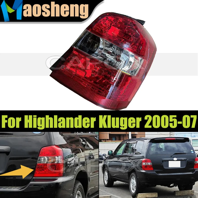 

Car Taillight Taillamp For Toyota Highlander Kluger 2005 2006 2007 Brake Light Rear Bumper Taillamps Tail Light