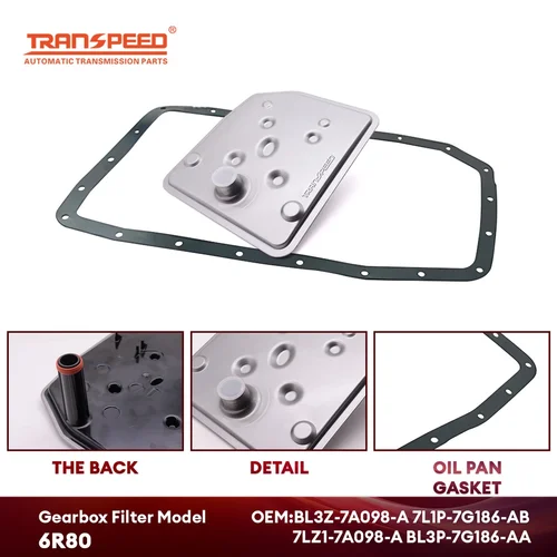 Junta del filtro de aceite de transmisión 6R80 1P-7G186-AB BL3Z-7A098-A 7L para Ford