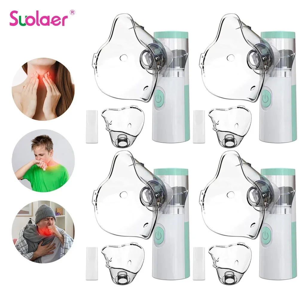 Portable Nebulizer Ultrasound Medical Atomizer Nebuliser Inhalator Nebulizator Silent Inhaler Humidificador Nebulizador Machine